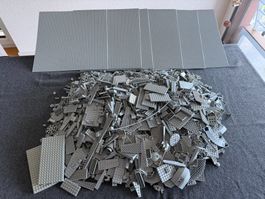 Lego Steine hellgrau ca. 6.5 kg