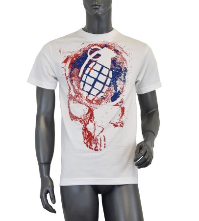 Grenade Skateboard  T-Shirts /weiss/Gr. M