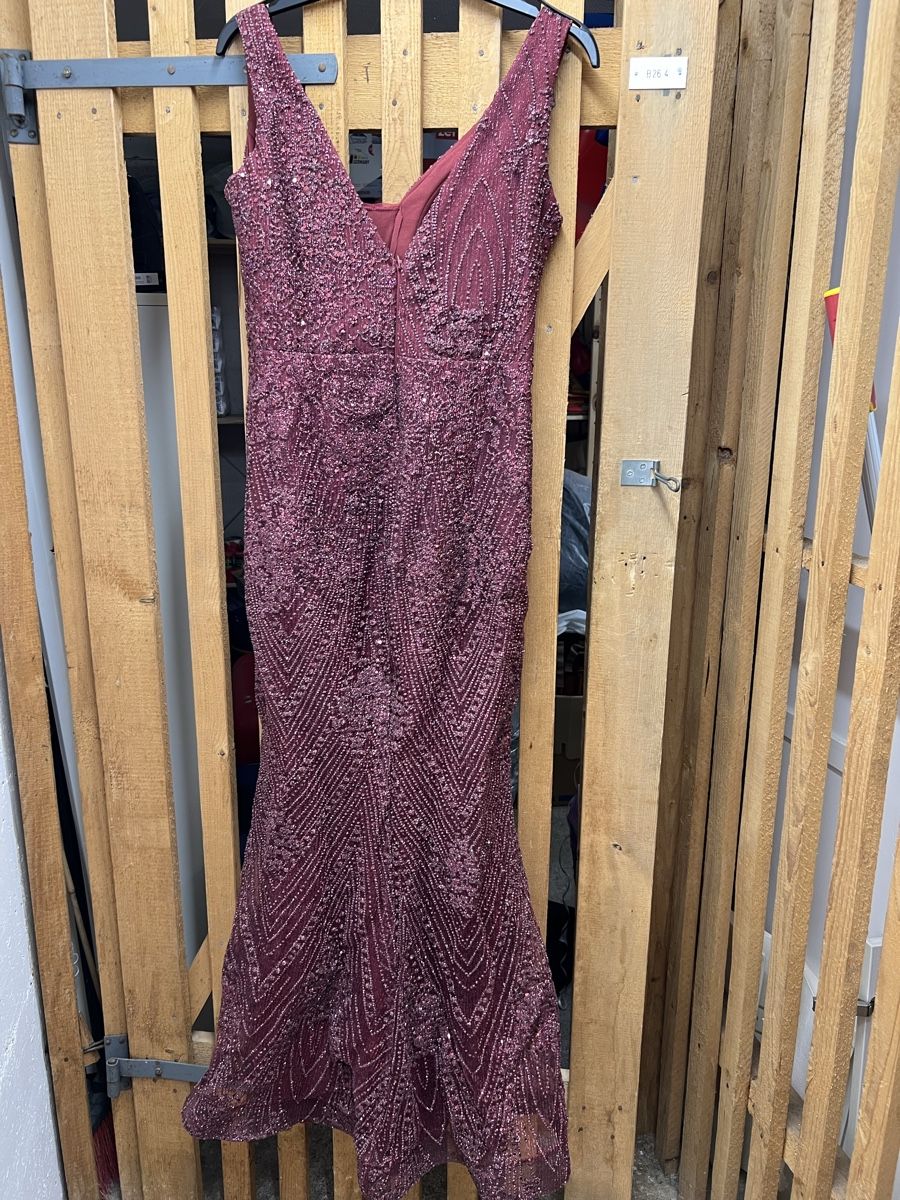 Vestiti: Wunderschönes, bordeauxrotes Abendkleid, Grösse 38 – Usato da Bachenbülach venduto da Sheri26 2