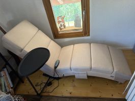 Massageliege elektrisch verstellbar mit Fernbedienung Beig