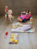 Barbie Pferd Prancer Jeep Picknick Ausflugsset