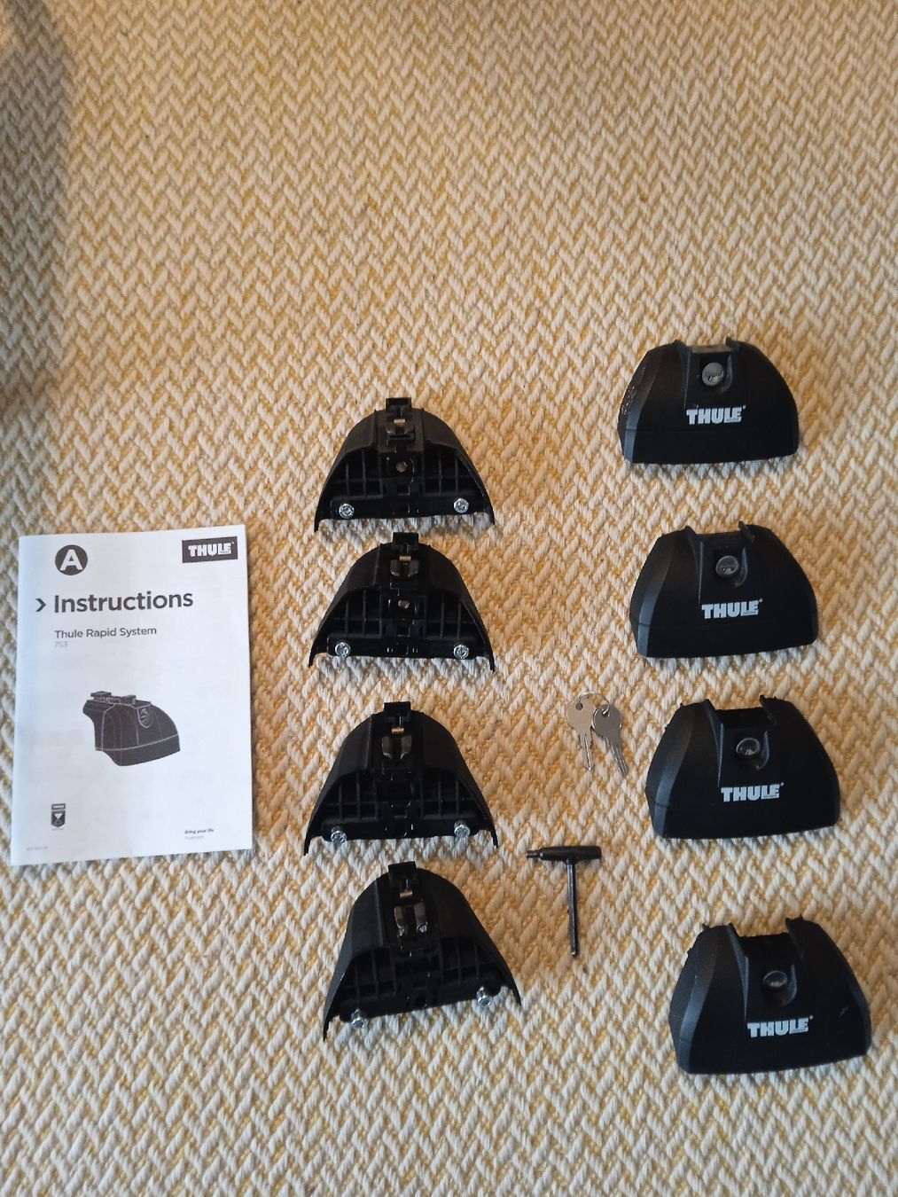 Thule Portapacchi: Thule rapid system 753 (4 pieces for 2 Thule bars) – Usato da Carouge GE venduto da fed_9rxh