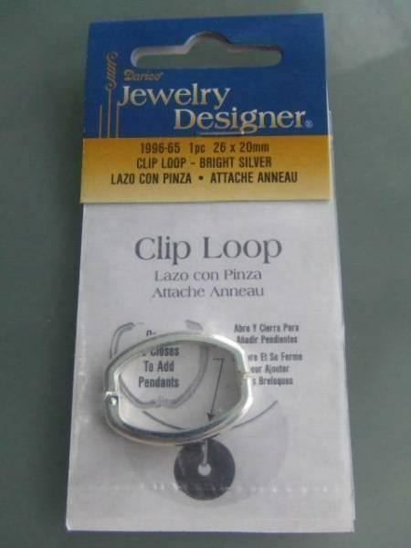 Ciondoli: Clip loop     26x20mm    Bright silver – Nuovo (secondo la descrizione) da Alpnachstad venduto da perlengaby