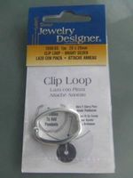 Clip loop     26x20mm    Bright silver