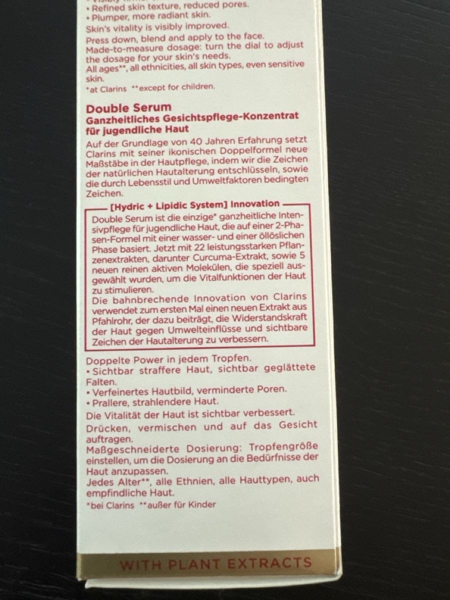 Clarins Cura del viso: Clarins Double Serum 50ml neu – Nuovo e nell'imballaggio originale da Tscherlach venduto da Natico 1