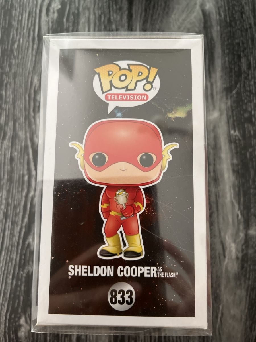 Funko Statuette: Figurine Funko Pop Sheldon Cooper The Flash 833 – Nuovo e nell'imballaggio originale da Yverdon-les-Bains venduto da vin_95zk 1