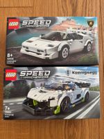 LEGO Speed Champions NEU 76900 + 76908 Koenigsegg & Lambo