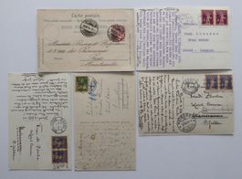 Basel Totengässli 1923; Gruss 1904;Käppelijoch 1926, Wettst.