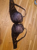 Schwarzer BH mit Spitze, Grösse 85E - Neu, Bonprix