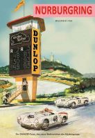 Blechschild-NÜRBURGRING 1954-DUNLOP