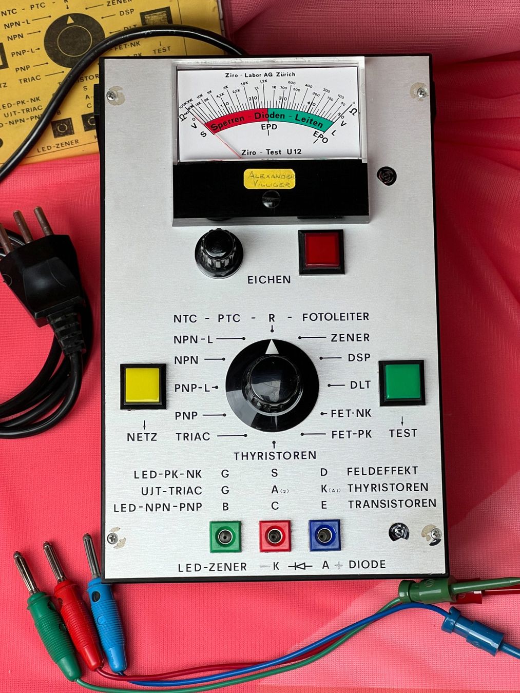 Misurare: Halbleiter-Elektronikbauteile-Testgerät 'Ziro U12' – Usato da Lütisburg venduto da wiesenpippau 2