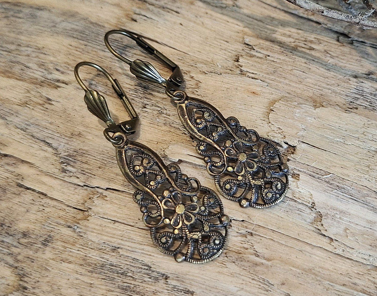 Orecchini pendenti & Orecchini a lobo: DONNA - Messingohrringe – Nuovo e nell'imballaggio originale da Mühlethal venduto da nicita-modeschmuck 2