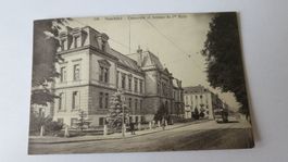 Neuchatel - Universite et Avenue du 1er Mars - belebt - 1916