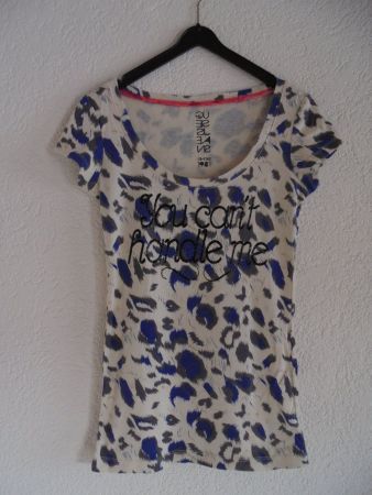 GUESS SHIRT GR. S MIT GLITZERAUFDRUCK