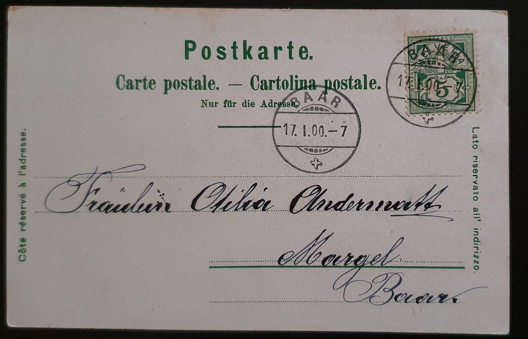 Ansichtskarten: Gruss aus Zürich 1900 – Gebraucht aus Kreuzlingen von Rschweiz1 1