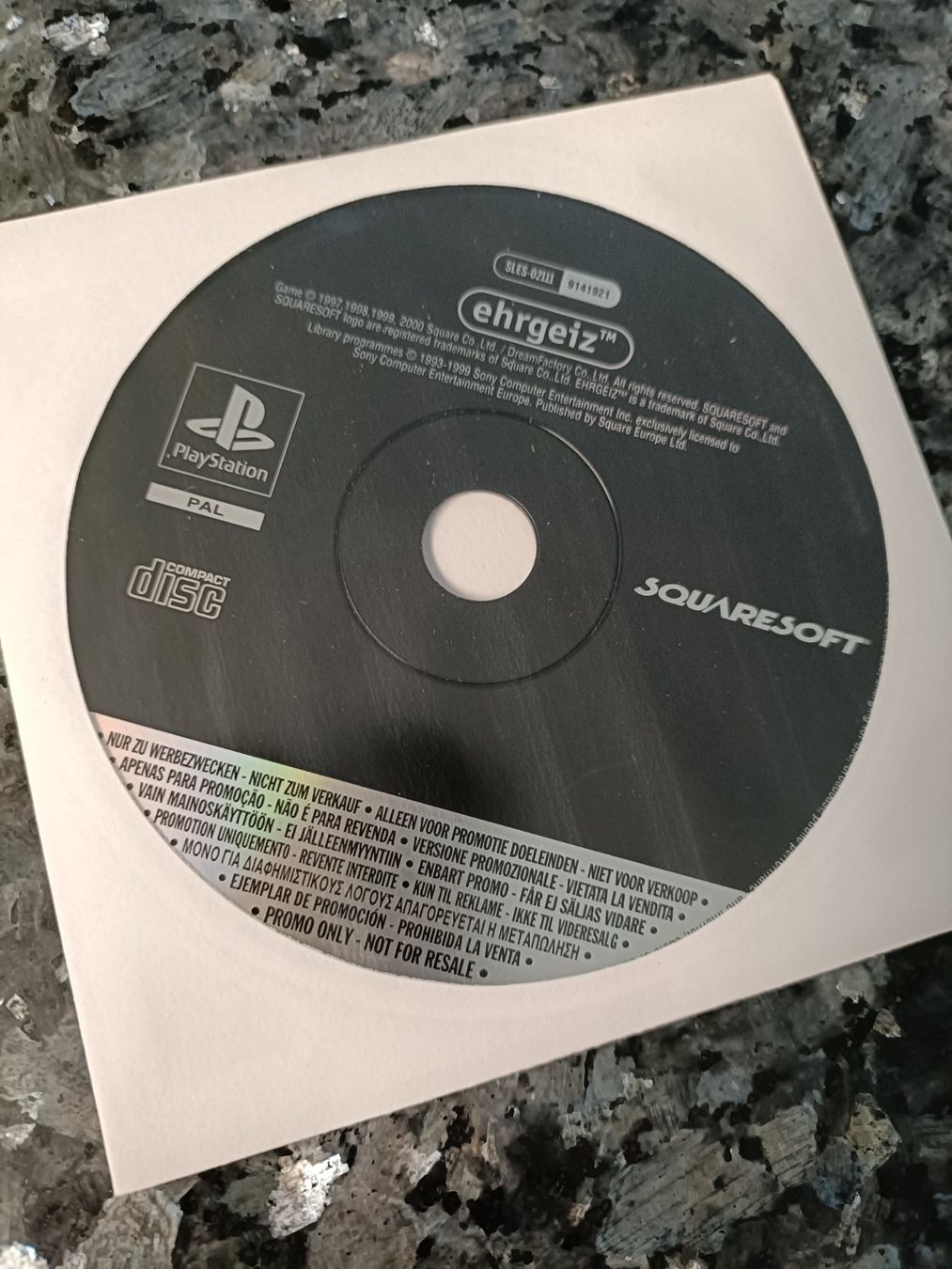 Giochi: Ehrgeiz PS1 Demo Selten! – Usato da Interlaken venduto da M.Sturm