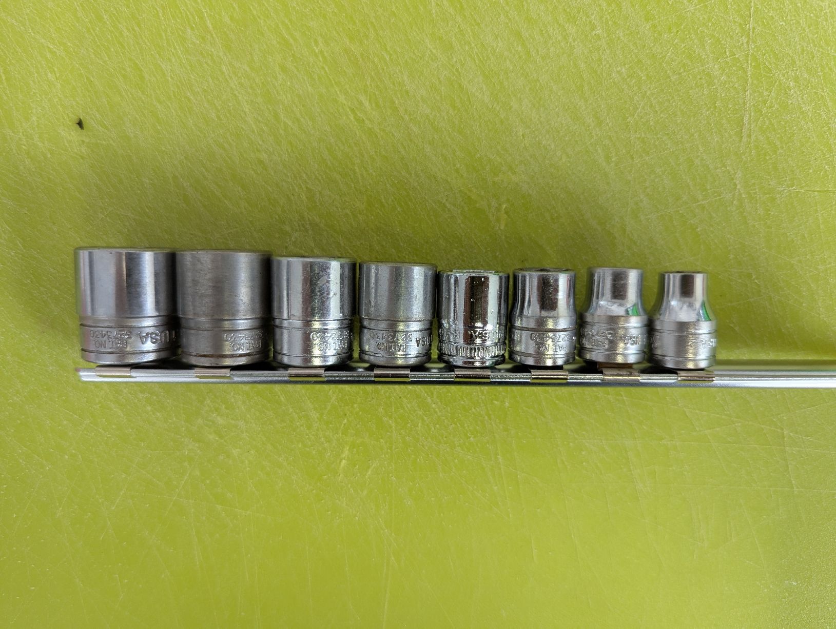 Snap-on Alle Werkzeuge: Snap-On Nusssatz, 8-teilig, 3/8" Antrieb – Gebraucht aus Guntershausen von Ricoola