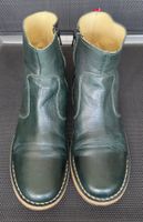 Grünbein Ankle (Chelsea) Boots m. seitl. Reißver. Leder Grün