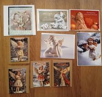 Weihnachtskarten  Engel Motive 8 Stück neuwertig mit kuvert