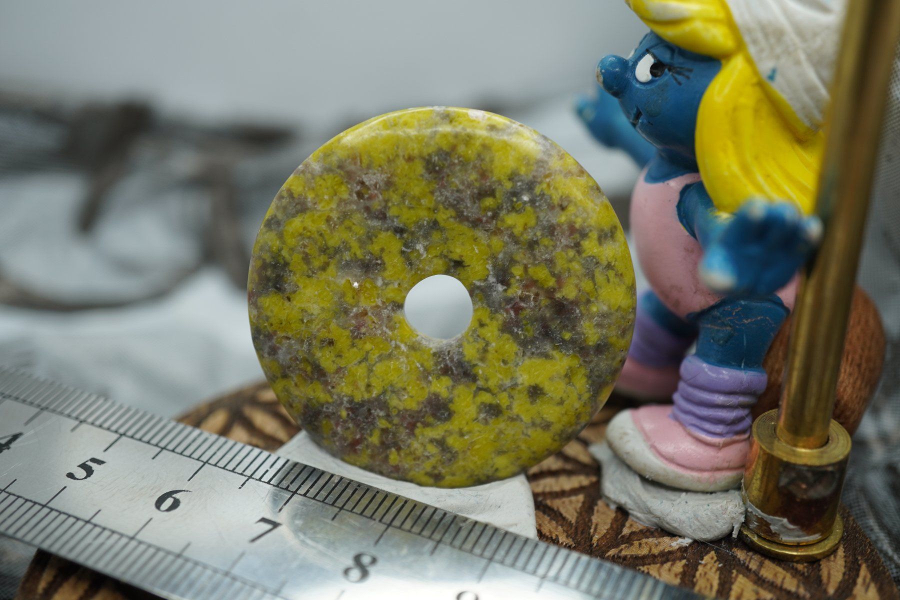 Mineralien & Heilsteine: Lizardit  Pi  Scheibe  ca40mm    ab  1.-     Räumung – Neu und originalverpackt aus Eschenbach SG von topstone 4