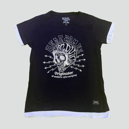 Von Dutch "Heroness" vintage t-shirt (Harley Davidson Edie)