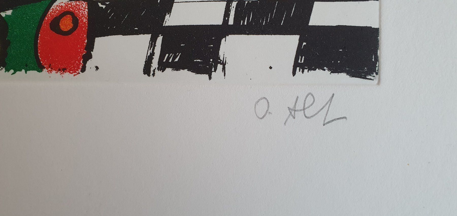 Poster & Bilder: Otmar Alt "Die Zauberin" Handsigniert – Gebraucht aus Baden von Digit6 1