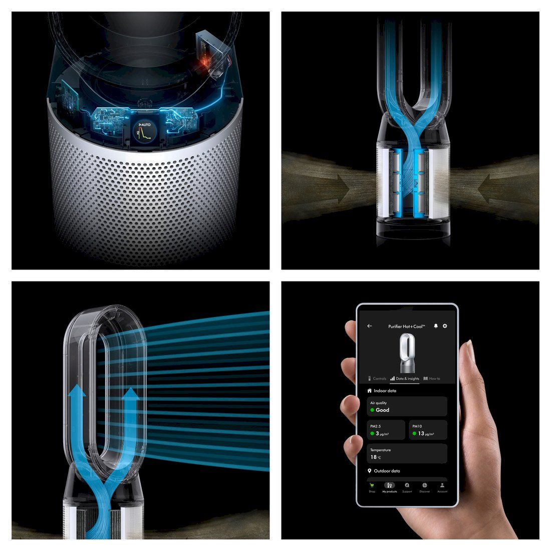 Chauffage: Dyson Purifier Hot+Cool HP1 (HP11) – Neuf avec emballage d'origine à Bottighofen par zaap 4