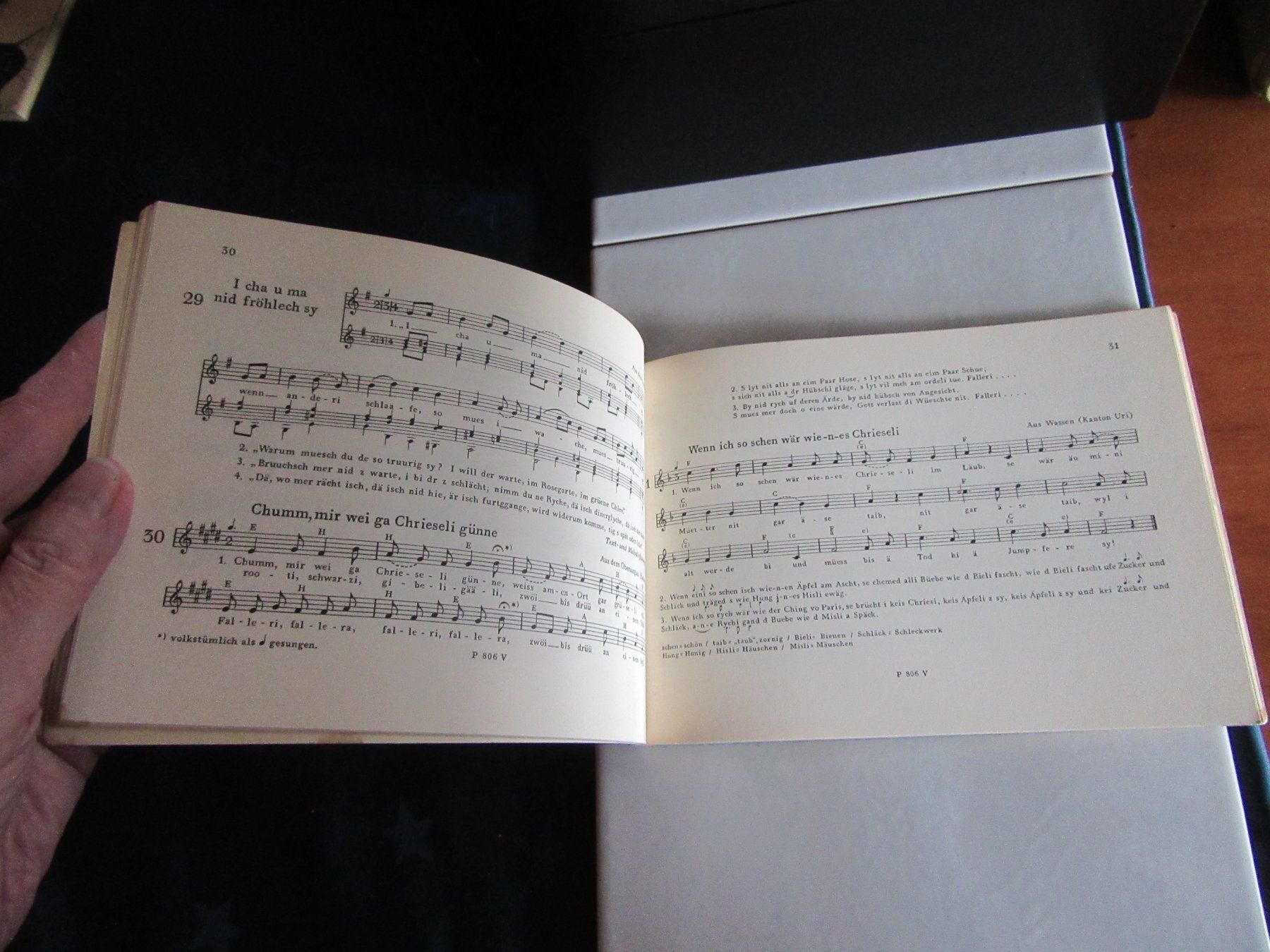 Libri: Ob i lach oder sing von Alfred Anderau, Volkslieder – Usato da Wattwil venduto da wampi 7