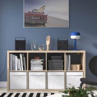 KALLAX Regal, Eicheneff wlas, 77x147 cm von IKEA