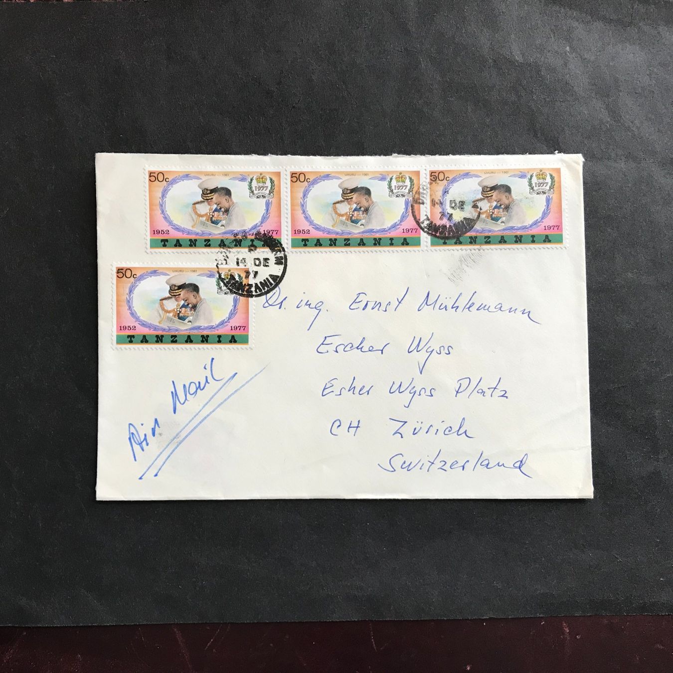 Tutti i francobolli: TANZANIA, 4 Briefe – Usato da Uitikon Waldegg venduto da Gooddeal05 2