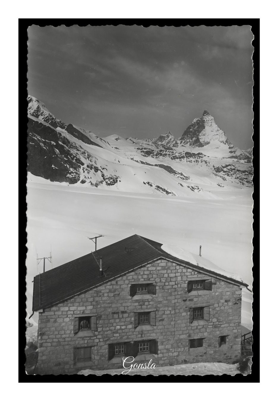 Ansichtskarten: MONTE-ROSA HÜTTE - 1939 "Cachet Spécial" – Gebraucht aus Onex von gonsla01