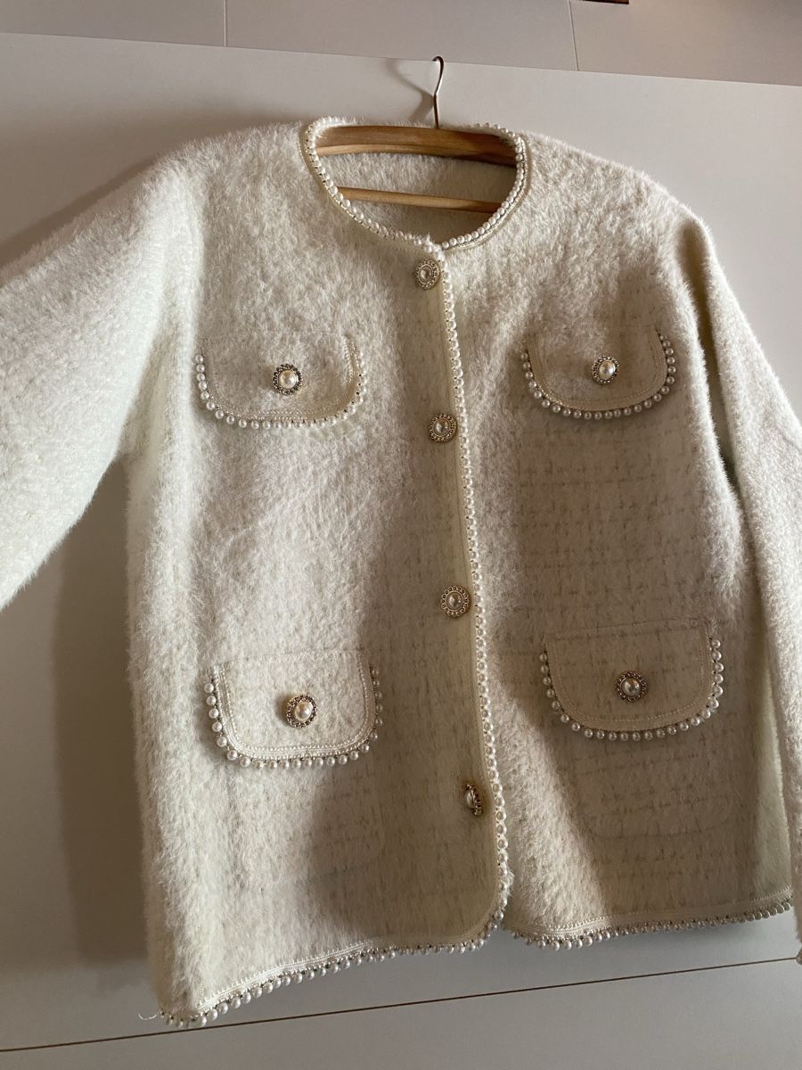 Giacche: Tweeted Blazer with Pearls – Nuovo (secondo la descrizione) da Göschenen venduto da Anoli34