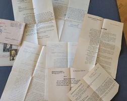 Wehrmacht " div Schreiben über gefallenen Soldat "