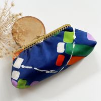 Kosmetiktäschchen Seide VINTAGE 1970s
