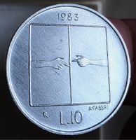 SAN MARINO 10 LIRE 1983 UNZ *SEHR RAR*