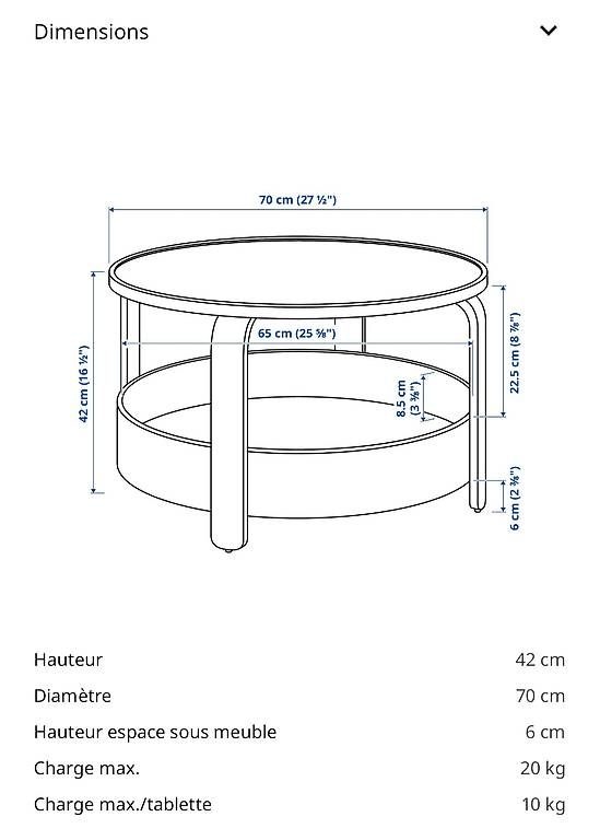 Ikea Tische: Table basse plaquée bouleau – Gebraucht aus Biel/Bienne von ine_srz7 3