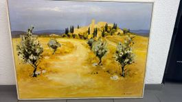 Gemälde Lothar Eugster Panaziano 60x80cm Öl auf Leinwand 199