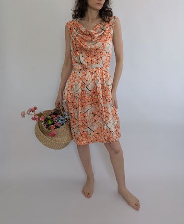 Kleid Seide, Gr. 36 Sommerlich-leicht & Top!