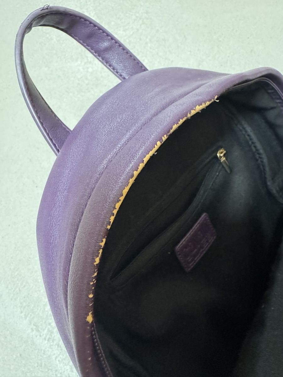 Roberto Cavalli Zaini: Cavalli Class Rucksack Lila Kunstleder – Usato da Zug venduto da zla_t2vr 6