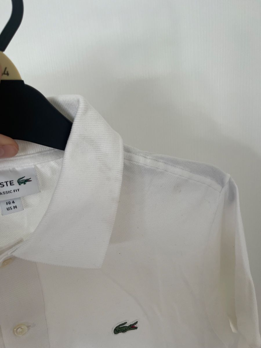 Lacoste Magliette Polo: Weisses Lacoste Poloshirt, Grösse M, Elegant, y2k – Usato da Wetzikon ZH venduto da Jan_wojt 3
