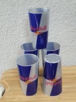 ⚪️🔵 5 RED BULL Trinkbecher Kunststoff