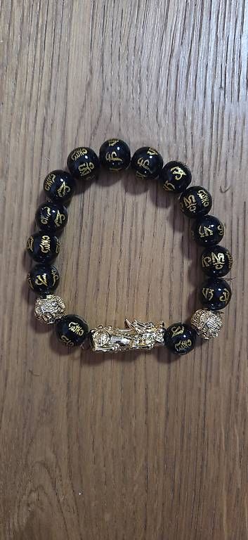 Bracciali & Braccialetti: Armband Obsidian & Pixiu – Usato da Egliswil venduto da fab_tb28