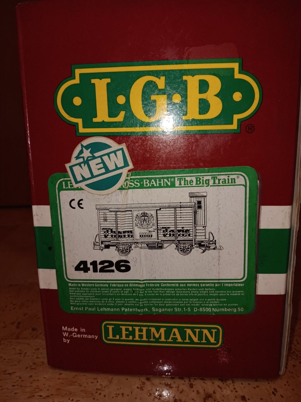 LGB Modellini di ferrovie: neuwertiger Güterwagen von LGB – Usato da Turbenthal venduto da Gmc6 7