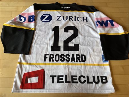 HC Ajoie Gameworn Maillot Trikot Jersey Frossard
