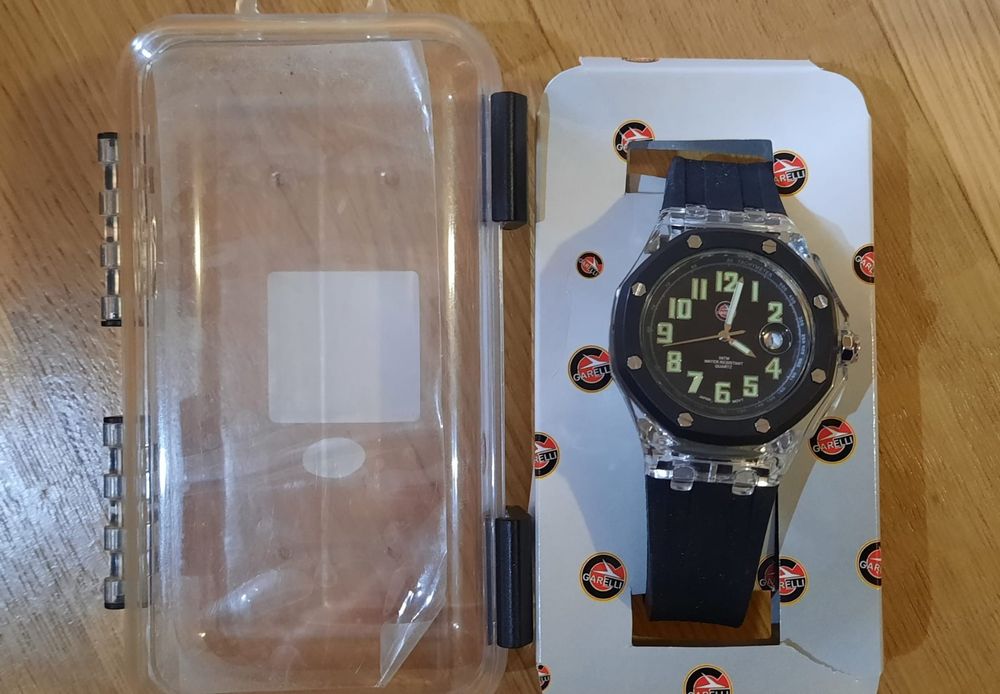 Orologio Uomo CRRJU Minimalista Con Datario, Movimento Giapponese Al Quarzo, Cinturino In Acciaio INOX Blu, Impermeabile 3ATM
