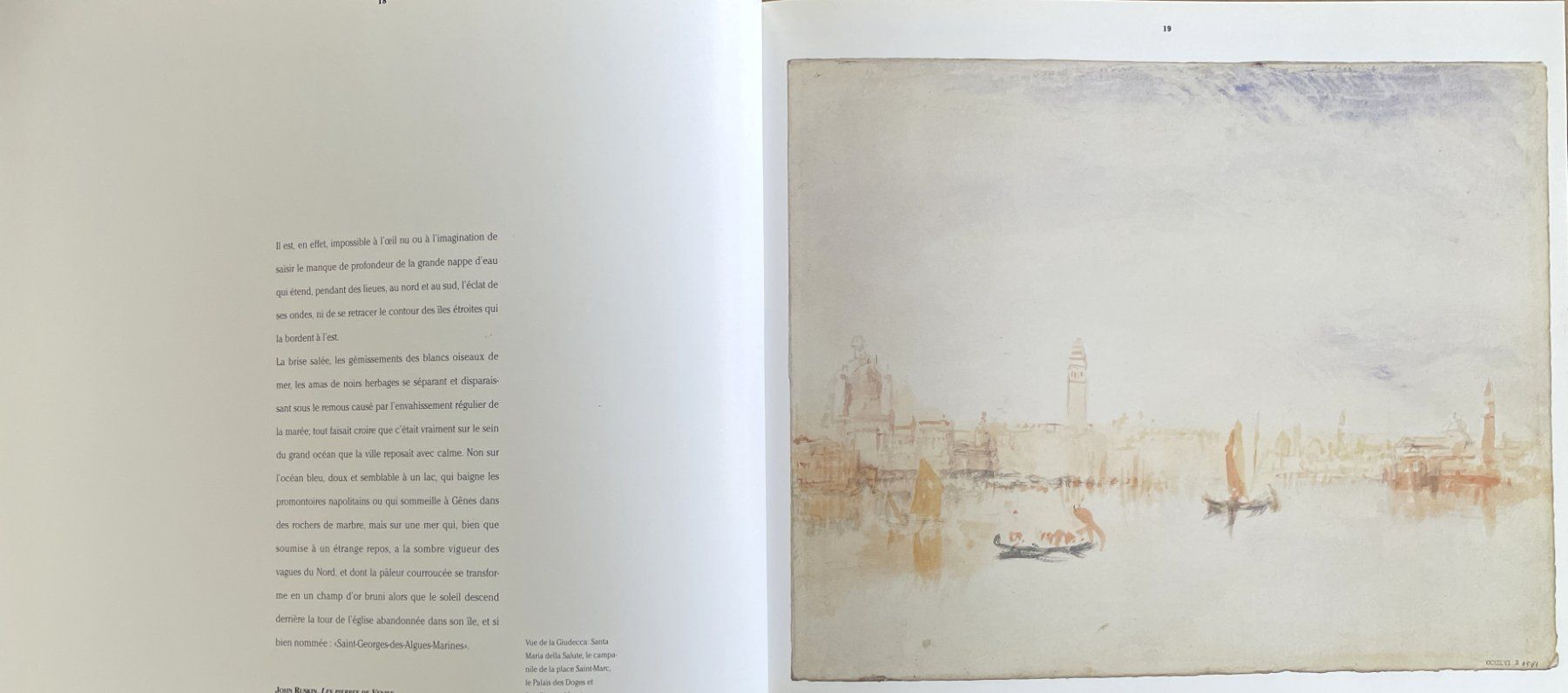 Libri: Turner - Venise Aquarelles – Usato da Savagnier venduto da Ne2065 3