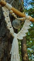 Makramee Wanddeko Boho Deko Muschel Sommer Trend