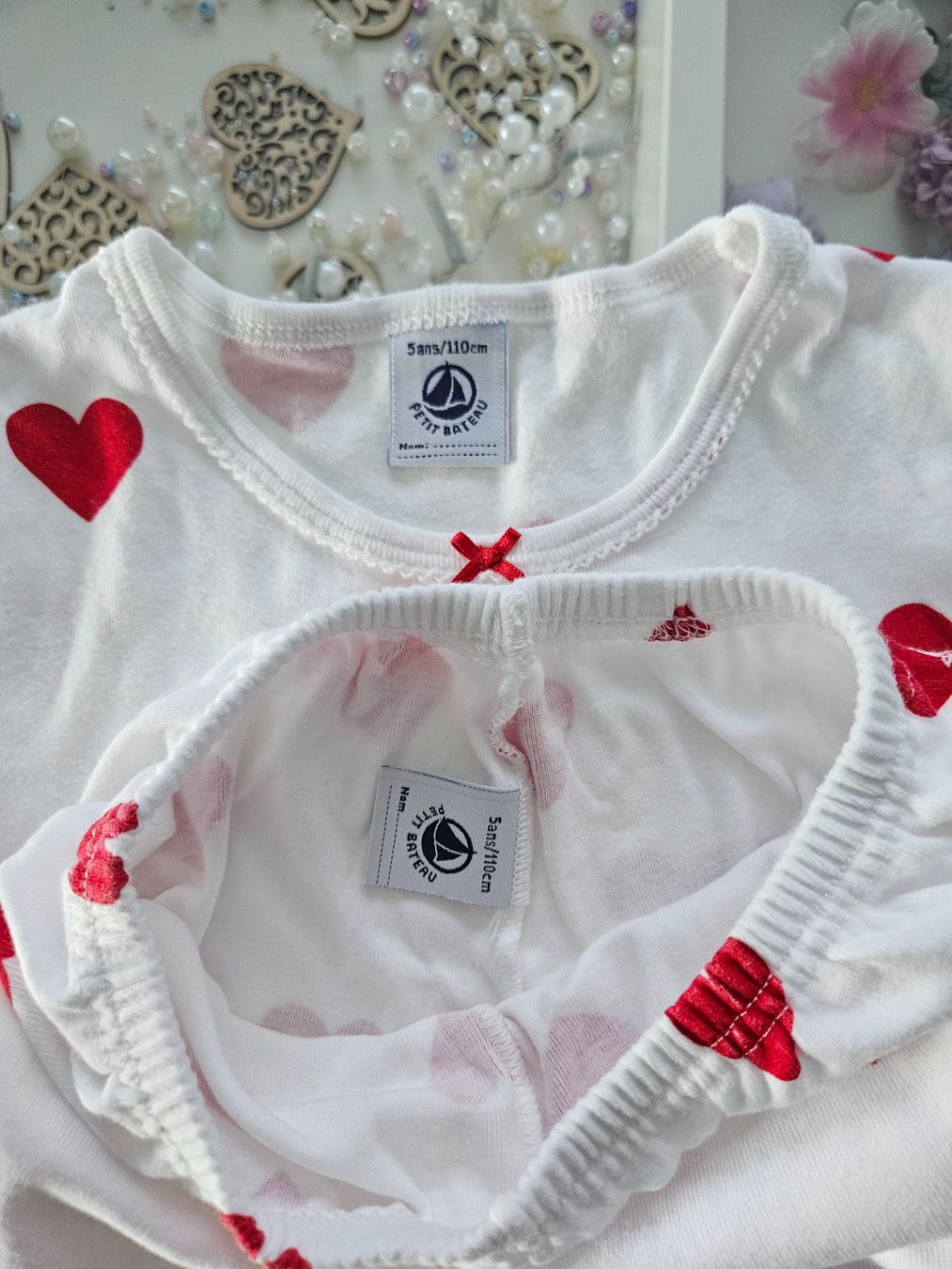 Petit Bateau Pyjamas & Ähnliches: Petit Bateau Schlafanzug Herzmuster – Gebraucht aus Unterägeri von Sleepbear 1