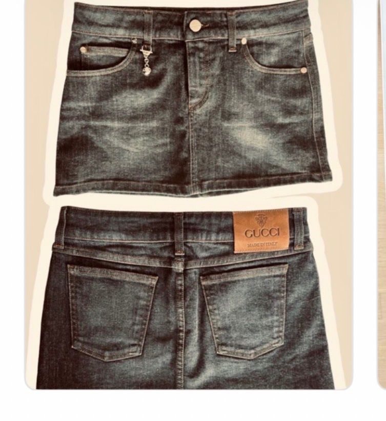 Gucci Gonne: Jupe Denim Gucci – Nuovo (secondo la descrizione) da Bellevue venduto da jewelry4you 3