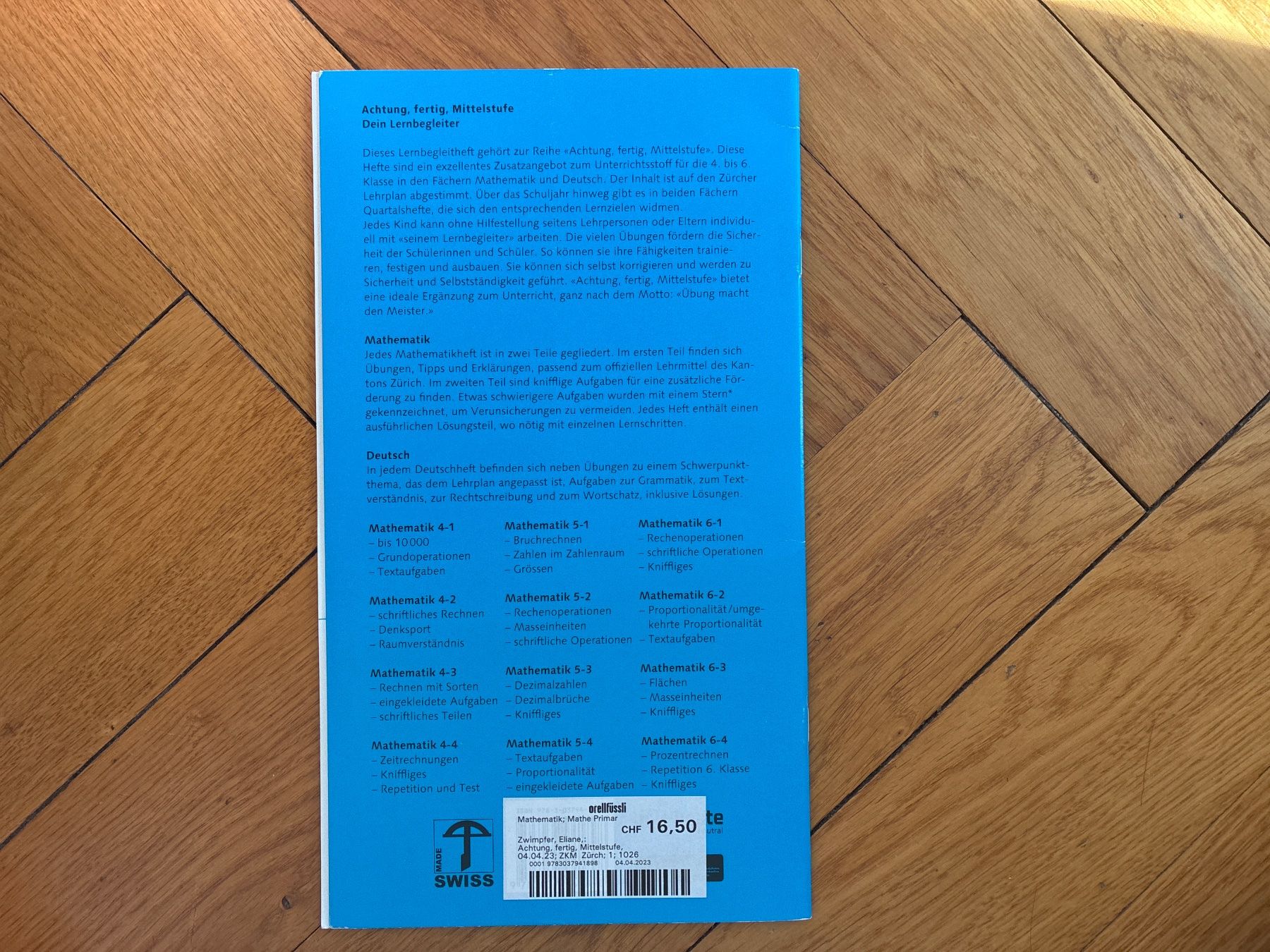 Libri: ZKM Mathematik 5-3 Dein Lernbegleiter – Usato da Zollikon venduto da mythenschloss 1